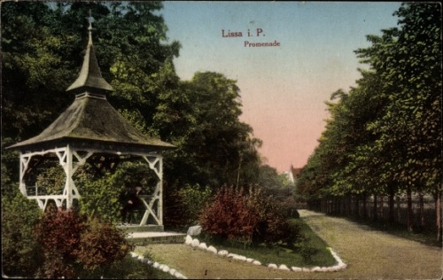 Pocztówka przedstawiająca promenady miejskie w miejscu zlikwidowanych fortyfikacji., zdjęcie nr 15