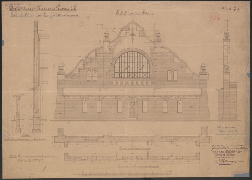 Budynek ćwiczni. (1903 r., APL), zdjęcie nr 8