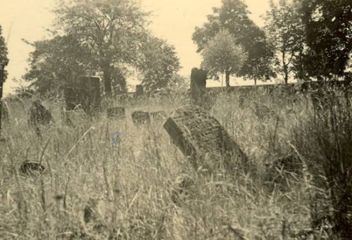 Cmentarz żydowski w Lesznie, stan sprzed 1939 r. Najstarsze macewy pochodził jeszcze z XVII w. (fot. z archiwum M. Błaszkowskiego), zdjęcie nr 5