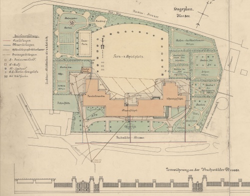 Budowa Seminarium była jedną z największych inwestycji państwowych w Lesznie w okresie zaboru pruskiego, trwała ona od 1906–1909 i pochłonęła niemal 492 000 marek. (plan ogólny, APL)