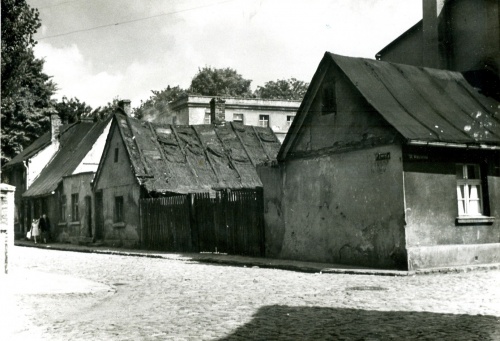 Dzielnica żydowska w Lesznie, ul. Grodzka, stan z 1955 r. (fot. Maniewska, AWUOZL), zdjęcie nr 16